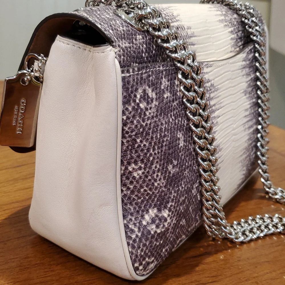 Coach Lizard Embossed Cassidy Crossbody